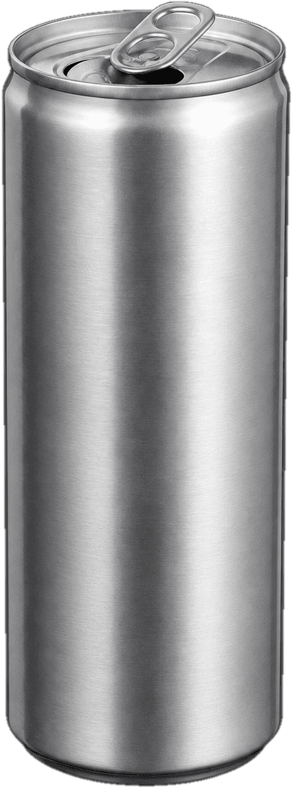 Slim 250 milliliter dual-chamber beverage can format prototype, Red Bull proportions