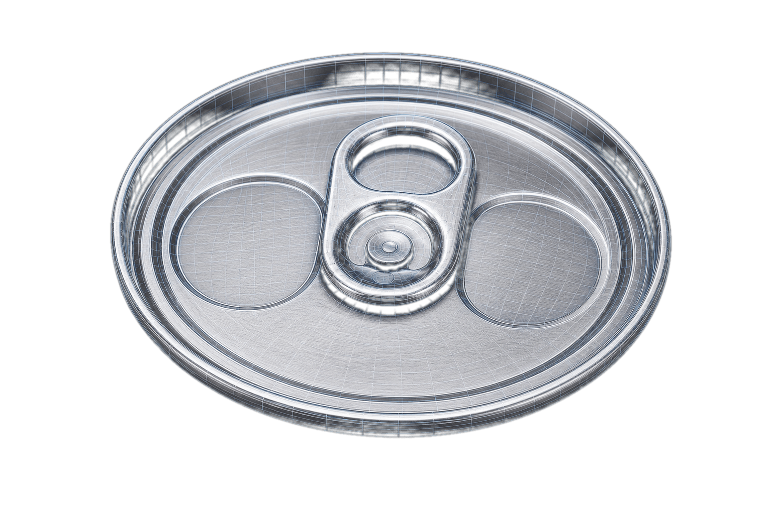 Close top view revealing dual zone opener architecture